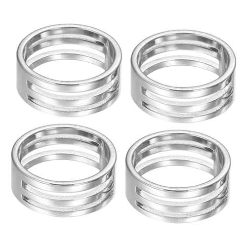 Tofficu 4 Stück Teiliges Jump Ring Öffner Langlebiges Schmuckzubehör zum Öffnen und Schließen von Ringen Robustes DIY Werkzeug für Präzises Basteln mit Silberfarbenen Biegeringen von Tofficu