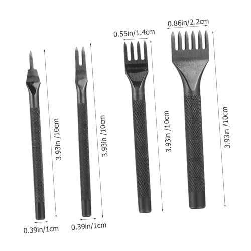 Tofficu 4 Stück Teiliges Lederstanzwerkzeug mit Rutschfestem Griff Lederlocher für Diy Lederhandwerk Präzise Lochung Robust und Langlebig für Gleichmäßiges Ledersticken Tofficu 4 Stück Teiliges Lederstanzwerkzeug mit Rutschfestem Griff Lederlocher für Diy Lederhandwerk Präzise Lochung Robust und Langlebig für Gleichmäßiges Ledersticken von Tofficu