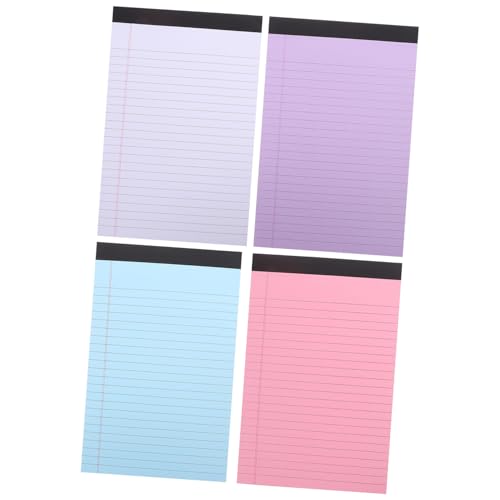 Tofficu 4 Stück Teiliges Linierte Legal Pads in Pastellfarben Kleiner Notizblock mit Perforierten zum Einfachen Abreißen Vielseitig für Schule Büro und Persönliche To Do Listen Geeignet Tofficu 4 Stück Teiliges Linierte Legal Pads in Pastellfarben Kleiner Notizblock mit Perforierten zum Einfachen Abreißen Vielseitig für Schule Büro und Persönliche To Do Listen Geeignet von Tofficu