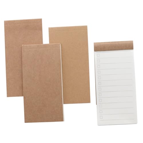 Tofficu 4 Stück Teiliges Notizblock Kraftpapier mit To Do Liste Blanko Liniert und Kariert Abreißbare Memo Pads für Büro Schule und Alltag und Tragbar Praktisch für Tagesplanung Tofficu 4 Stück Teiliges Notizblock Kraftpapier mit To Do Liste Blanko Liniert und Kariert Abreißbare Memo Pads für Büro Schule und Alltag und Tragbar Praktisch für Tagesplanung von Tofficu