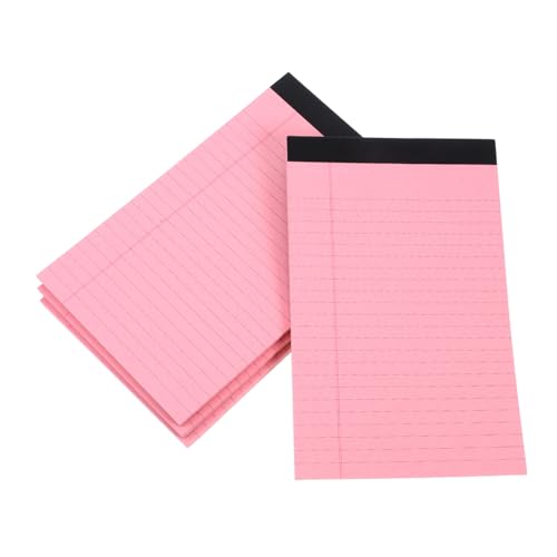 Tofficu 4 Stück Teiliges Notizblock Liniertes Schreibpapier mit Mikroperforation Abreißbare Memo Pads Tragbare Legal Pads in Rosa Geeignet für Büro Schule und Zuhause Tofficu 4 Stück Teiliges Notizblock Liniertes Schreibpapier mit Mikroperforation Abreißbare Memo Pads Tragbare Legal Pads in Rosa Geeignet für Büro Schule und Zuhause von Tofficu