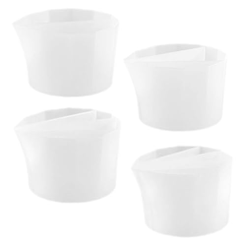 Tofficu 4 Stück Teiliges Silikon Mischbecher Flexible Epoxidharz Gießbecher für DIY Kunst Langlebige Pigmentierte Farbbehälter Praktisches Resin Pouring Zubehör für Bastelarbeiten Tofficu 4 Stück Teiliges Silikon Mischbecher Flexible Epoxidharz Gießbecher für DIY Kunst Langlebige Pigmentierte Farbbehälter Praktisches Resin Pouring Zubehör für Bastelarbeiten von Tofficu