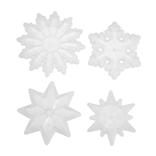Tofficu 4 Stück Teiliges Silikon Schmuck Anhänger Form Schneeflocke Design Langlebig Bpa frei DIY Epoxidharz Mold für Kreative Bastelprojekte Tofficu 4 Stück Teiliges Silikon Schmuck Anhänger Form Schneeflocke Design Langlebig Bpa frei DIY Epoxidharz Mold für Kreative Bastelprojekte von Tofficu