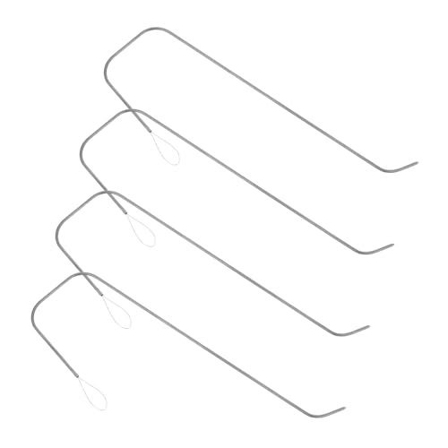 Tofficu 4 Stück Teiliges U-förmiges Beading-nadel Großem Öhr Ergonomisch Geformt für Einfaches Auffädeln von Perlen Vielseitiges Schmuckherstellungstool für Armbänder Halsketten und von Tofficu