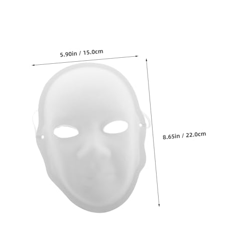 Tofficu 4 Stück Weiße Pappmaché Masken Diy Bemalbar Vollgesichtsmaske Peking Oper Stil für Karneval Fasching Maskerade Party und Erwachsene von Tofficu