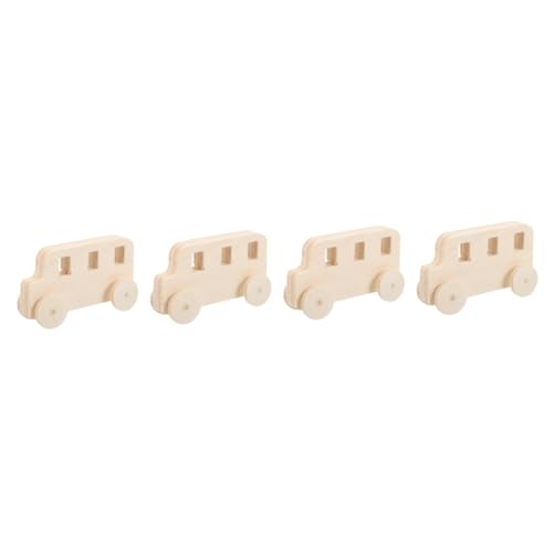 Tofficu 4 Stück bastelzeug für safe toy tischdeko esstisch funny toys fun toy Bausätze Rad Bausatz Graffiti-Autos selber machen Holz-Graffiti-Auto hölzern Beige Tofficu 4 Stück bastelzeug für safe toy tischdeko esstisch funny toys fun toy Bausätze Rad Bausatz Graffiti-Autos selber machen Holz-Graffiti-Auto hölzern Beige von Tofficu
