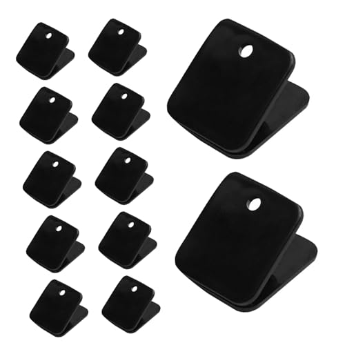 Tofficu 40 Stück Büroklammern Kunststoff Clips für Dokumentenorganisation Praktisch Stabile Haftung Platzsparend Langlebig für Büro und Schule Schwarze Quadratische Klammern Tofficu 40 Stück Büroklammern Kunststoff Clips für Dokumentenorganisation Praktisch Stabile Haftung Platzsparend Langlebig für Büro und Schule Schwarze Quadratische Klammern von Tofficu