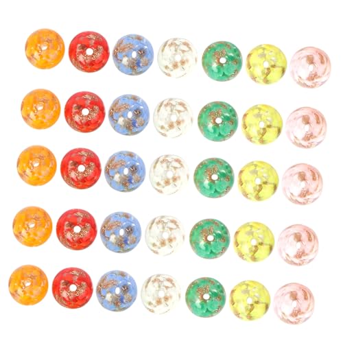 Tofficu 40 Stück Bunte Glasperlen mit Runde DIY Bastelperlen für Armband und Halskette Vielseitige Spacer Perlen für Schmuckherstellung und Handwerksprojekte Tofficu 40 Stück Bunte Glasperlen mit Runde DIY Bastelperlen für Armband und Halskette Vielseitige Spacer Perlen für Schmuckherstellung und Handwerksprojekte von Tofficu