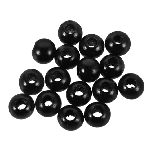 Tofficu 40 Stück Holzperlen mit Großem Loch Runde Spacerperlen für Diy Schmuck Armbänder und Bastelprojekte Natürliche Holzperlen für Kreative Gestaltung Tofficu 40 Stück Holzperlen mit Großem Loch Runde Spacerperlen für Diy Schmuck Armbänder und Bastelprojekte Natürliche Holzperlen für Kreative Gestaltung von Tofficu