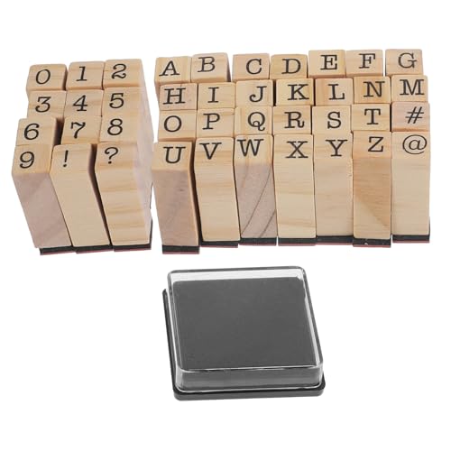Tofficu 40 Stück Holzstempel Teilig Diy Vintage Buchstabenstempel aus Robustem Holz für Scrapbooking Karten und Kreative Bastelprojekte Leicht und Tragbar für Ihre Kunstwerke Tofficu 40 Stück Holzstempel Teilig Diy Vintage Buchstabenstempel aus Robustem Holz für Scrapbooking Karten und Kreative Bastelprojekte Leicht und Tragbar für Ihre Kunstwerke von Tofficu