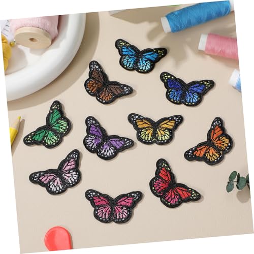 Tofficu 40 Stück Teiliges Schmetterling Stoffaufnäher zum Aufnähen und Basteln Bunte DIY Applikationen für Kleidung Taschen und Textilien Dekorative Stickerei Patches zur Zufällige Farbe Tofficu 40 Stück Teiliges Schmetterling Stoffaufnäher zum Aufnähen und Basteln Bunte DIY Applikationen für Kleidung Taschen und Textilien Dekorative Stickerei Patches zur Zufällige Farbe von Tofficu