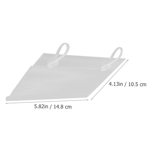 Tofficu 40 Stück Teiliges Supermarkt Preisschildhalter aus Langlebigem PVC Installieren Transparente Preisanzeige für Regal und Kühlschrank im Einzelhandel von Tofficu