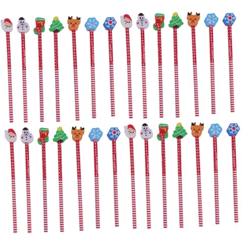 Tofficu 40 Stück Teiliges Weihnachts Holzbleistifte mit Radiergummi für Leichte Ergonomische Schülerbleistifte mit Kreativen Weihnachtsmotiven Zufälliger Stil Langlebig und Praktisch für Tofficu 40 Stück Teiliges Weihnachts Holzbleistifte mit Radiergummi für Leichte Ergonomische Schülerbleistifte mit Kreativen Weihnachtsmotiven Zufälliger Stil Langlebig und Praktisch für von Tofficu