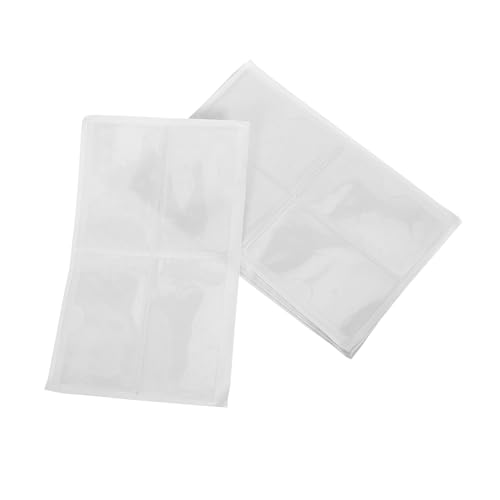 Tofficu 40 Stück Wasserdichte Transparente Taschen für Visitenkarten Etiketten und Aufkleber für Schränke Regale und von Tofficu