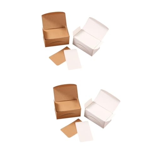 Tofficu 2 Sets Notizblöcke Im Retro-stil Kraftpapier Blanke Karten Umschläge Handschriftliche Nachrichtenkarten Grußkarten Für Scrapbooking Weißes Kraftpapier 200 Stück * 2 Tofficu 2 Sets Notizblöcke Im Retro-stil Kraftpapier Blanke Karten Umschläge Handschriftliche Nachrichtenkarten Grußkarten Für Scrapbooking Weißes Kraftpapier 200 Stück * 2 von Tofficu