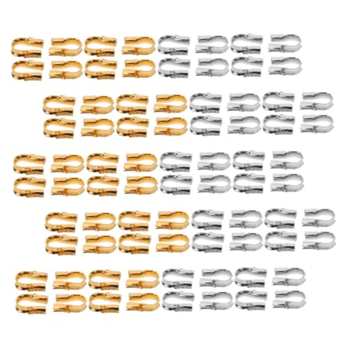 Tofficu 400 Stück U Förmige Drahtschutzbügel Kupfer Schmuckverbinder für DIY Halsketten Armbänder Ohrringe Fadenschutz Langlebig Vielseitig Einfach zu Verwenden von Tofficu