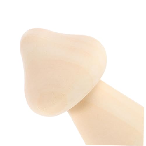 Tofficu 42 Stück Teiliges Natürliche Unlackierte Mini Pilz Figuren aus Holz Unbemalt für Diy Bemalung Vielseitige Tisch und Regaldekoration Leicht für Heimwerker und Kreative von Tofficu