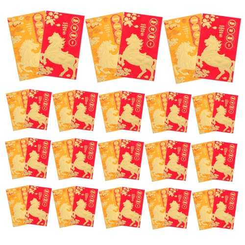 Tofficu 48 Stück Teiliges Year Packets Kreative Vietnamesische Lucky Money Umschläge mit Feinem Papier Jahr Des Pferdes für Lunar Year Feiern und Traditionelle Neujahrswünsche Tofficu 48 Stück Teiliges Year Packets Kreative Vietnamesische Lucky Money Umschläge mit Feinem Papier Jahr Des Pferdes für Lunar Year Feiern und Traditionelle Neujahrswünsche von Tofficu