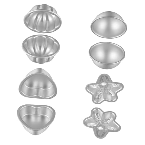 Tofficu 4Er Set Badesalz Ball Backform Backformen Cupcake Form Badebomben Formen Badesalz Form Aluminiumlegierung Badebomben Form Badebomben Formformen DIY Backwerkzeug von Tofficu