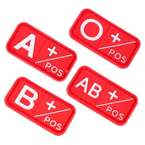 Tofficu 4Stücke Blutgruppen Patches Aufnäher für Kleidung Taschen und Rucksäcke Ab Typen Langlebig und Robust Einfach Anzubringen Tofficu 4Stücke Blutgruppen Patches Aufnäher für Kleidung Taschen und Rucksäcke Ab Typen Langlebig und Robust Einfach Anzubringen von Tofficu