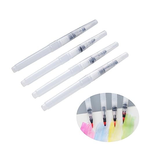 Tofficu 4Stücke Teiliges Wasserfarben Pinsel Set Wasserlösliche Stifte für Aquarellmalerei mit Empfindlichen für und Farbverläufe für Kreative Kunstprojekte von Tofficu