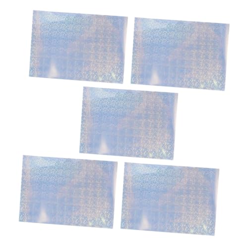Tofficu 5 Blätter Wasserfestes Fotopapier Pet Material Glänzend Bunt Tintenstrahl Druckerpapier Für Zuhause Büro Schule Kreatives Basteln von Tofficu