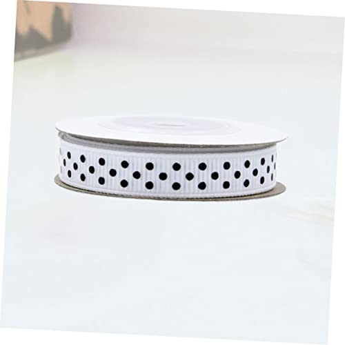Tofficu 5 Rollen Breites Weißes Gepunktetes Schleifenband Festliches Dekoband für Geschenkverpackung DIY Bastelbedarf Party und Hochzeitsdekoration Yards Tofficu 5 Rollen Breites Weißes Gepunktetes Schleifenband Festliches Dekoband für Geschenkverpackung DIY Bastelbedarf Party und Hochzeitsdekoration Yards von Tofficu