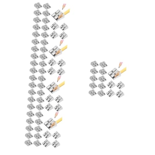 Tofficu 5 Sätze Bleistiftspitzer Aus Aluminiumlegierung Anspitzer Manueller Bleistiftspitzer Bleistiftzubehör Anleitung Zum Mini-bleistiftspitzer Bleistiftspitzer Aus Metall 20 Stück * 5 von Tofficu