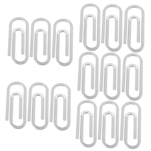 Tofficu 5 Sätze Büroklammer Clip Papier Das Büro Datei Bunt Klein Geldscheinklammer Aus Metall Rechnungen Fixieren Outdoor-geldscheinklammer Bürobedarf Rostfreier Stahl Silver 3 Stücke * 5 Tofficu 5 Sätze Büroklammer Clip Papier Das Büro Datei Bunt Klein Geldscheinklammer Aus Metall Rechnungen Fixieren Outdoor-geldscheinklammer Bürobedarf Rostfreier Stahl Silver 3 Stücke * 5 von Tofficu