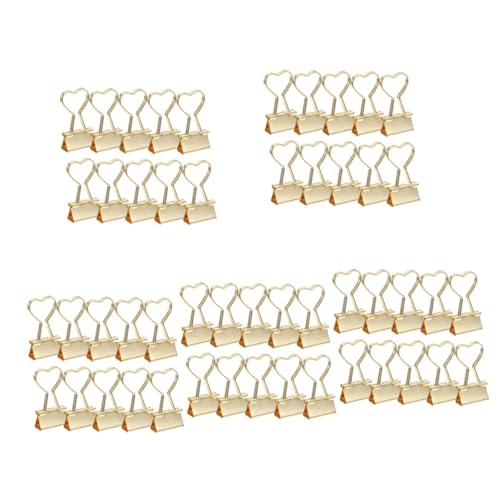 Tofficu 5 Sätze Büroklammern Binder Clips Kleine Papierklammern Dokumentenfixierung Für Notizen Karten Briefe Kreative Bürobedarf Langlebig Und Einfach Zu Verwenden 10 Stück * 5 von Tofficu