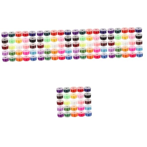 Tofficu 5 Sätze Draht Für Die Schmuckherstellung Schmuckschnur Elastisches Schmuckband Bastelschnur Elastikband Faden Für Die Herstellung Von Armbändern Faden Schnur Plastik 25 Rollen * 5 von Tofficu