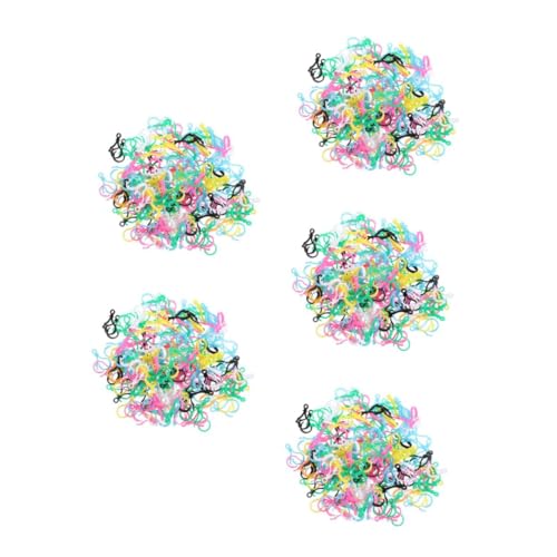 Tofficu 5 Sätze Farbige Glühbirnenschnalle Schlüsselband Mit Kartenhalter Schlüsselbundhaken Schließe Schlüsselanhänger Trigger-clip-karabinerhaken Abnehmbar Pp Colorful 200 Stück * 5 von Tofficu