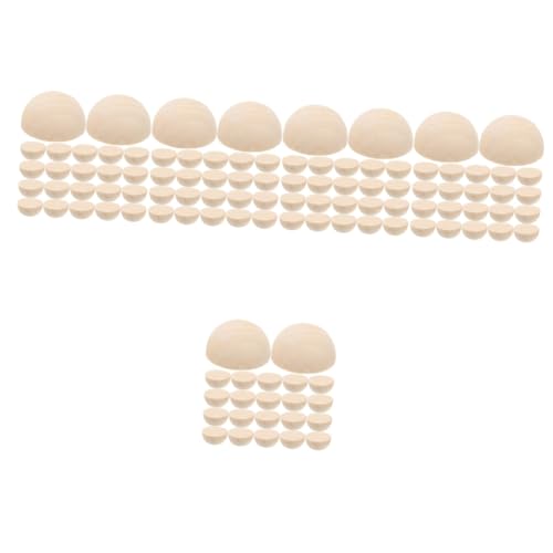 Tofficu 5 Sätze Halbe Holzperlen Diy Unbehandelte Holzkugeln Für Basteln Halbkugel Holzperlen Für Schmuck Dekoration Und Handwerk Naturmaterialien Zur Kreativen Gestaltung 50 Stück * 5 Tofficu 5 Sätze Halbe Holzperlen Diy Unbehandelte Holzkugeln Für Basteln Halbkugel Holzperlen Für Schmuck Dekoration Und Handwerk Naturmaterialien Zur Kreativen Gestaltung 50 Stück * 5 von Tofficu