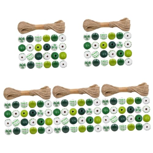 Tofficu 5 Sätze Hanfseil-perlenset Dekorationen Zum St. Patricks Day Abstandsperlen Natur Bausatz Lose Perle Spacer Perlen Girlande Perlen Für Schmuckhersteller Diy-perlen Light Green Holz Tofficu 5 Sätze Hanfseil-perlenset Dekorationen Zum St. Patricks Day Abstandsperlen Natur Bausatz Lose Perle Spacer Perlen Girlande Perlen Für Schmuckhersteller Diy-perlen Light Green Holz von Tofficu