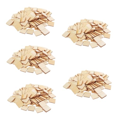 Tofficu 5 Sätze Naturholz Quadratische Holzplatten Diy Bastelmaterial Für Kreativprojekte Unbehandelte Holzquadrate Dekorieren Holzstücke Für Handwerk 100 Stück * 5 Tofficu 5 Sätze Naturholz Quadratische Holzplatten Diy Bastelmaterial Für Kreativprojekte Unbehandelte Holzquadrate Dekorieren Holzstücke Für Handwerk 100 Stück * 5 von Tofficu