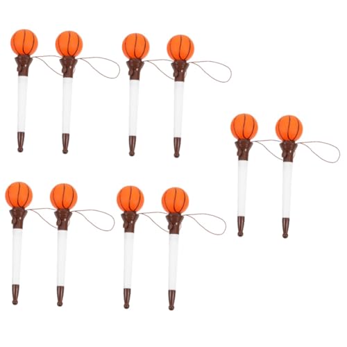 Tofficu 5 Sätze Praktische Tintenstifte Stifte Mit Sprüchen Basketball-partygeschenke Kugelschreiber Favorisieren Punkt Türkugelverriegelung Cartoon-gel-tintenstift Plastik 2 Stücke * 5 von Tofficu