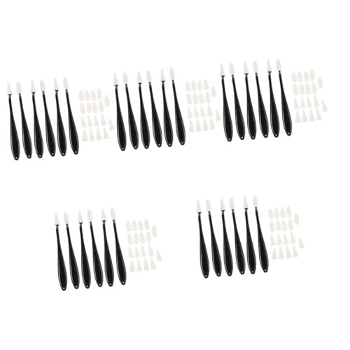 Tofficu 5 Sätze Schaumfarbe Puff-gesichtsdreieck Flüssig Gesichtsschwamm Radierer Stift Eraser Pen Werkzeug Zeichnen Von Schwammpads Gekneteten Radiergummi Zeichnen Pp Black 6 Stück * 5 von Tofficu