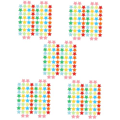 Tofficu 5 Sätze Sternpapierschneiden Ausschnitte Sterne Desk Star Paper Star Banner Ausgeschnitten Outs Diy Bastelstanzen Sternpapier Aus Papier Sammelalbum 180 Stück * 5 von Tofficu