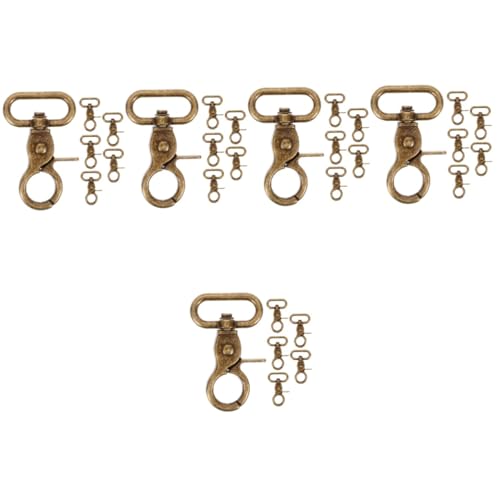 Tofficu 5 Sätze Teiliges Verbindungshaken Zinklegierung Drehbare Schnapphaken Für Taschen Rucksäcke Und Handtaschen Für DIY Projekte Und Designs 6 Stück * 5 Tofficu 5 Sätze Teiliges Verbindungshaken Zinklegierung Drehbare Schnapphaken Für Taschen Rucksäcke Und Handtaschen Für DIY Projekte Und Designs 6 Stück * 5 von Tofficu