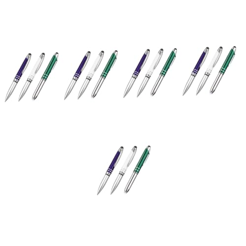 Tofficu 5 Sätze Touch-kugelschreiber Metall Kugelschreiber Metallstift Eingabestifte Für Berührungsbildschirme Gerät Lichtstift Für Krankenschwestern Tragbarer Schreibstift 3 Stücke * 5 von Tofficu