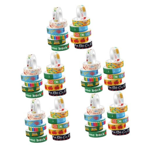 Tofficu 5 Sätze Transparentes Rollband Scrapbook -aufkleber Dekoration Dünn Scrapbooking Farbig Dekoratives Washi Tape Aufkleber Zum Basteln Scrapbook- 12 Rollen * 5 Tofficu 5 Sätze Transparentes Rollband Scrapbook -aufkleber Dekoration Dünn Scrapbooking Farbig Dekoratives Washi Tape Aufkleber Zum Basteln Scrapbook- 12 Rollen * 5 von Tofficu