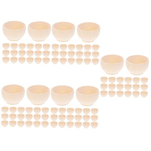 Tofficu 5 Sätze Unlackierte Holzschalen Für Bastelarbeiten Diy Kleine Holzschalen Naturholz Zum Bemalen Und Gestalten Dekorationen Und Handarbeiten 20 Stück * 5 Tofficu 5 Sätze Unlackierte Holzschalen Für Bastelarbeiten Diy Kleine Holzschalen Naturholz Zum Bemalen Und Gestalten Dekorationen Und Handarbeiten 20 Stück * 5 von Tofficu