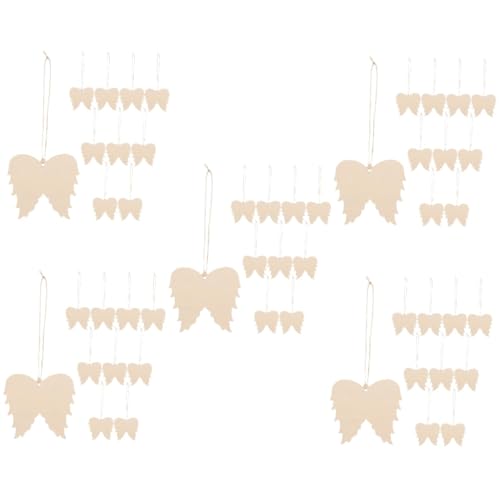 Tofficu 5 Sets Engelsflügel Anhänger Dekoration Für Partys Aufhängematerial Schlichte Form Holztafel Blank Unbehandelte Holzausschnitte Flügel Holzscheiben Flügeldekoration Tofficu 5 Sets Engelsflügel Anhänger Dekoration Für Partys Aufhängematerial Schlichte Form Holztafel Blank Unbehandelte Holzausschnitte Flügel Holzscheiben Flügeldekoration von Tofficu