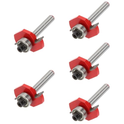 Tofficu 5 Stück Ball T-förmiges Messer Holzbearbeitungs-Bit Fräser für die Holzbearbeitung Router-Bit bohrständer Router-Werkzeug-Bits bündige Fräserbits Rostfreier Stahl Tofficu 5 Stück Ball T-förmiges Messer Holzbearbeitungs-Bit Fräser für die Holzbearbeitung Router-Bit bohrständer Router-Werkzeug-Bits bündige Fräserbits Rostfreier Stahl von Tofficu