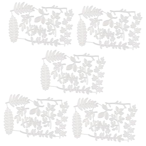 Tofficu 5 Stück Blumen Und Blätter Messerform Herstellung Schneidwerkzeug Stanzformen Handwerk Schneiden Sterben Diy Sammelalbum Stanzschablone Album-stanzform Silver Kohlenstoffstahl von Tofficu
