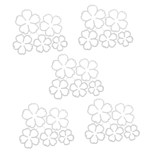 Tofficu 5 Stück Blumenmetallform Mini-papierblumen-stanzformen Geformte Schneideschablonen Schnitte Rose Flora Basteln Kranz Stanzformen, Schnittschablonen Gestanzter Rand Schneiden Eisen von Tofficu