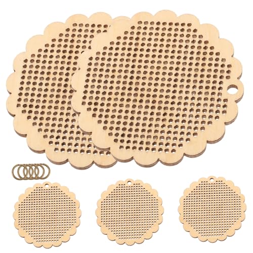 Tofficu 5 Stück Diy Holzanhänger Runde Kreuzstich Holzverzierungsrohlinge Handgefertigte Dekoration für Projekte Vielseitig Einsetzbar für und Anlässe Tofficu 5 Stück Diy Holzanhänger Runde Kreuzstich Holzverzierungsrohlinge Handgefertigte Dekoration für Projekte Vielseitig Einsetzbar für und Anlässe von Tofficu
