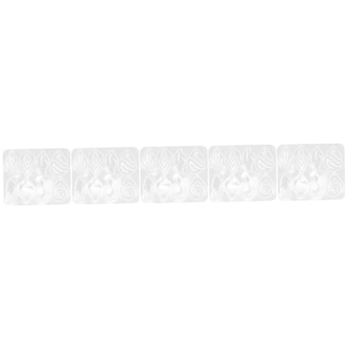 Tofficu 5 Stück Diy Silikonform für Ohrringe Wiederverwendbare Gießform für Epoxidharz Flexible Schmuckform für Persönliche Bastelprojekte für Anhänger und Elemente von Tofficu