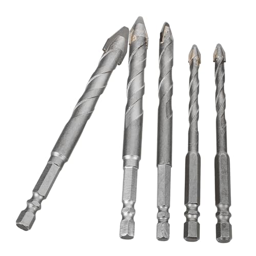 Tofficu 5 Stück Eccentric Bohrer Teilig Hochwertige und Keramikbohrer Präzisionsbohrer Langlebigem Wolframstahl für Wand und Fliesenbohrungen für Heimwerker und Profis Tofficu 5 Stück Eccentric Bohrer Teilig Hochwertige und Keramikbohrer Präzisionsbohrer Langlebigem Wolframstahl für Wand und Fliesenbohrungen für Heimwerker und Profis von Tofficu