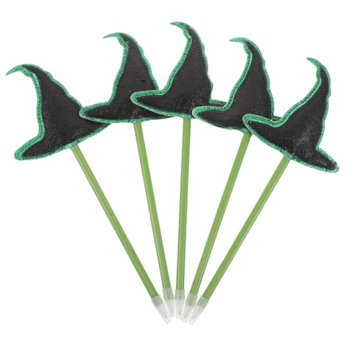 Tofficu 5 Stück Halloween Kugelschreiber mit Hexenhut Kinderfreundliche Cartoon Gelstifte Langlebig Glatte Schreibleistung als Partygeschenk Schulbelohnung und Bastelzubehör Tofficu 5 Stück Halloween Kugelschreiber mit Hexenhut Kinderfreundliche Cartoon Gelstifte Langlebig Glatte Schreibleistung als Partygeschenk Schulbelohnung und Bastelzubehör von Tofficu